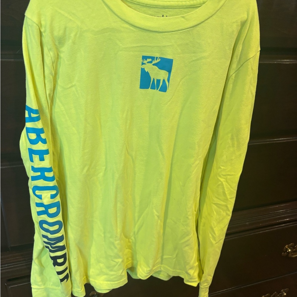 Kids Abercrombie & Fitch Yellow Long Sleeve Shirt